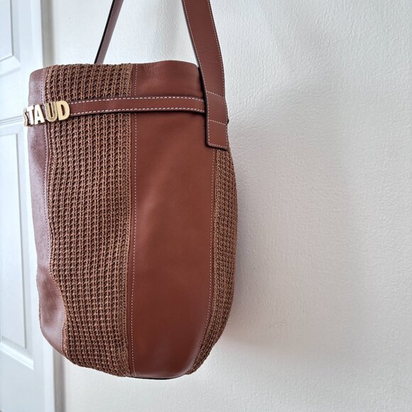 STAUD Cabana Large Raffia Tote Bag - Picture 6 of 10